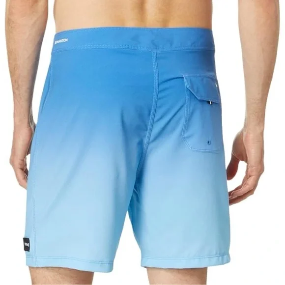 Hurley Men's Ocean Blue Board Shorts - Picture 2 of 3